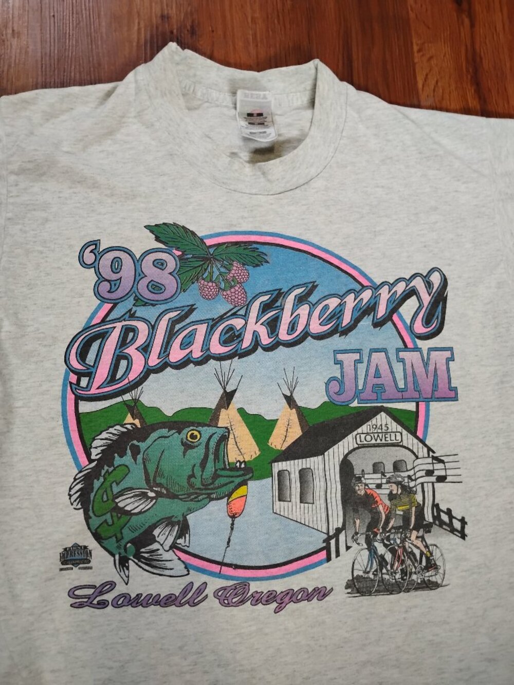 Vintage Blackberry Jam 1998 Oregon T-Shirt Gorpcore